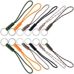 QingGear ручной парашют шнур Паракод плетеный тактический нож передач талреп с брелок выживания брелок ремешки