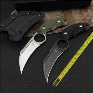 Ücretsiz Kargo Yeni CNC Stonewash G10 Kolu DC53 Blade Survival Avcılık Karambit Pençe Bıçağı C48