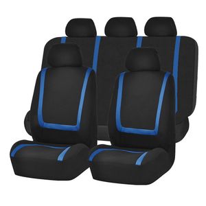 Universal Car Seat Cover 9 st -säten Cover Fitings Auto Interiörstillbehör Lämpliga för bilar Care Protector271R