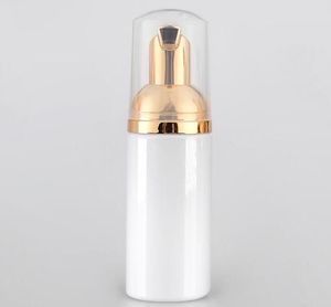 60ml plásticos Foramers Garrafas Bomba Branco Sabão Líquido Dispensador Frasco de Espuma com Foamer Dourado