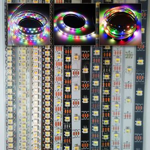 5V SK6812 IC Indirizzabile 5050 RGBW RGBWW LED Pixel Flessibile Strip Light Tape 4 in 1 Programmabile Individual Dream Magic Cambia colore IP20 IP65 IP67