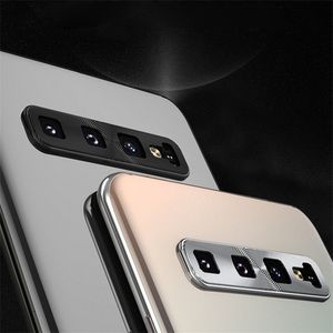 Phone Camera Protector For Samsung Galaxy S10 Plus S10E Tempered Glass Metal Camera Phone Lens Protective Ring Cover Case