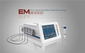 Physical ESWT shock wave therapy machine with electric muscle stimulation EMS therapy for physiotherapy ed treatment