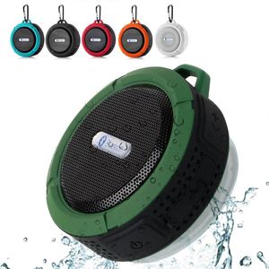 C6 Mini Taşınabilir Su Geçirmez Kablosuz Hoparlörler TF Kablosuz Müzik Hoparlör Bluetooth Açık Subwoofer