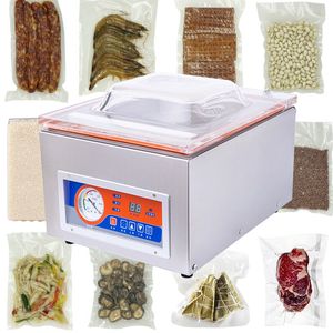 Qihang_top Máquina de embalagem a vácuo processamento de alimentos elétricos arroz de arroz comercial de vácuo de arroz industrial Máquinas de pacote de vácuo industrial