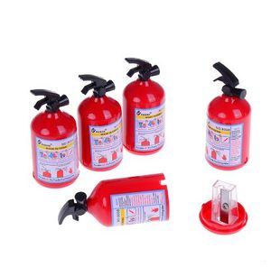 Creative Cute Kawaii Fire Extinguisher Shape Pencil Sharpener Student Stationery For Kids Gifts GB1113