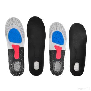 Gel Insoles Breathable Sweat-absorbent Sport Insert Shoe Pad Arch Support Heel Cushion Running 2Pcs Pair