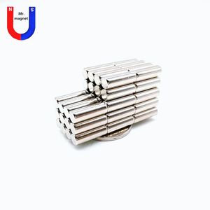 100 SZTUK 5x15 5 * 15 mm Magnesy N35 Trwały luzem Małe okrągłe NDFEB Dysk neodymowy Dia. 5mm Super potężny silny rzadki magnes na torebki na biżuterię