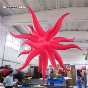 Personalized Hanging Inflatable Star Balloon 2m/3m Lighting Ceiling Decorative Alien With Led Light For Concert And Dancing Party Decoration