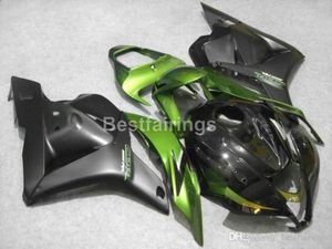 Enjeksiyon Kalıplama Ücretsiz 7 Hediyeler Honda CBR 600RR 09 10 11 Yeşil Siyah Periler Set CBR600RR 2009 2010 2011 XS29