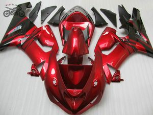 Комплекты мотоцикл набор для Kawasaki Ninja ZX6R 636 05 06 ZX-6R 2005 ZX 6R 2006 Red Flame Aftermarket Kits Kits