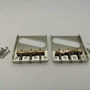 Bridge Chrome Brass Saddles Electric Guitar Bridge som används i FD TL -gitarr med logotyp