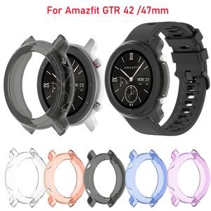 TPU Shell für Xiaomi Huami Amazfit GTR 42 47mm Protector Soft Protect Shell Slim Watch Schutzhülle Abdeckung Armband Zubehör Fabrik