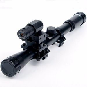 Original Mounts Accessories Air Optics Scope Set Red Laser Sight Combo of Mount for Caliber Riflescope Crossbow Scope Airsoft