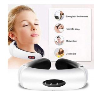 Other Health Care Items Wholesalel Electric Back And Neck Massager Far Infrared Heating Pain Relief Tool Relaxation Intelligent Cervical