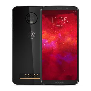 Original Motorola Z3 4G LTE Cell Phone 6GB RAM 128GB SNAPDRON 835 OCTA Core Android 6,01 tum 12mp Fingerprint Face ID Smart mobiltelefon