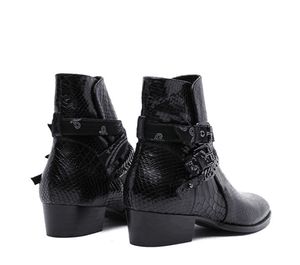 Först av ko Läder Persional Men Boots Fashion Factory Outlet Ny lista Högkvalitativ S l P Ankle Boots