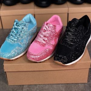 Luxury tennis shoes Women designer sneakers running shoes Platform Trainers Womens Casual Lace Up Sports shoes 6 color