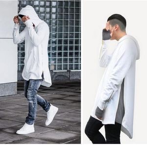 Mens Hoodies Street Style New Arrival Mens Long Sleeve Hoodies and Sweatshirts with Pocket and Side Zippers