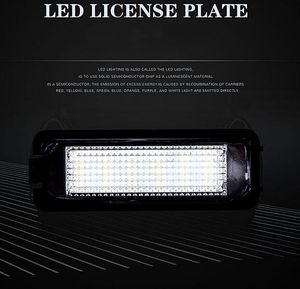 Brilhante 2 pcs tronco do carro 24 led placa de licença luzes para bmw x3 x5 x6 e60 e70 e82 e39 e90 e92 e93