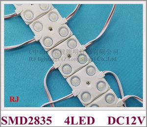 Modulo LED ad iniezione con lente Modulo luce LED SMD 2835 DC12V 4 led 2W IP65 impermeabile 37mm X 37mm PCB in alluminio 3 anni di garanzia alta luminosità