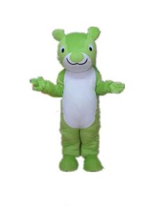 2019 factory hot a green squirrel mascot costume for adult to wear