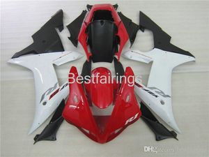 100% Fitment. Injection molding fairing kit for YAMAHA R1 2002 2003 black red white fairings YZF R1 02 03 DR47