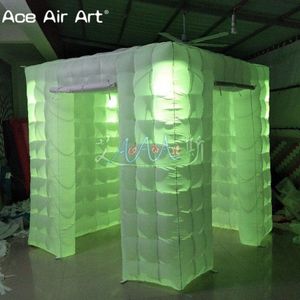 Newest style Growing inflatable photo booth cube tent photo grapher house for wedding and event party