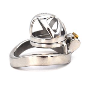 Male Extra Short Chastity Cage Men's Super Small Stainless Steel Locking Belt Device Hot Selling Sexy Toys DoctorMonalisa CC251-1