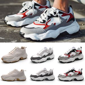 Cool Black New 2023 White Top Brown Red Low Cut Brown Men Casual Shoes Bekväm gamla pappa Skor Kvinnor Sko Sport Sneakers 39-44