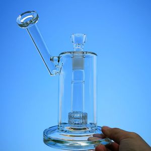 8.6 Inch Mobius Glass Bongs Sidecar Mouthpiece Matrix Percolator Perc Dab Oil Rigs Water Pipes Fos Smoking Glass Bong MB01