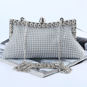 Designer-Evening Bags Wholesale brand new handmade pretty aluminum sheet evening bag/clutch with satin for wedding/banquet/party/porm(More Colors)