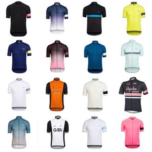 Rapha Drużyna Kolarstwo Krótkie Rękawy Jersey Wysokiej Jakości Lato Męskie Jazda na rowerze Jersey Szybki Dry Lightweight Oddychający D0926