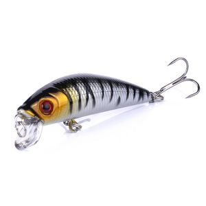 HENGJIA 7cm 7.72g 100pc Minnow Plastic Hard lure Artificial Wobbler Crankbait Bait Pesca Fishing Tackle Free shipping