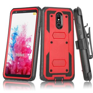 Phone Cases For Samsung S11 S20 A20 A22 A23 A33 A42 A51 A52 With Heavy Duty Shockproof Holster Belt Clip Kickstand Defender Built-in Screen Protective Cover