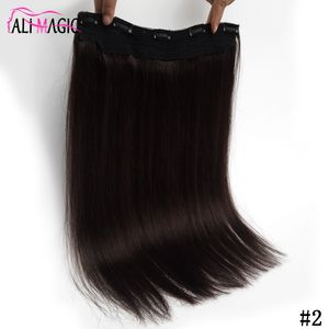 Blondes, schwarzes, braunes, seidig glattes Clip-in-Echthaar, 100 g, brasilianisches indisches Remy-Haar für den ganzen Kopf