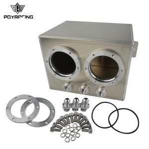 PQY - 3L Dual Billet Aluminium Paliwo Zbiornik / Zbiornik przepięciowy bez 044 Pompa paliwa Srebrny lub czarny PQY-TK84