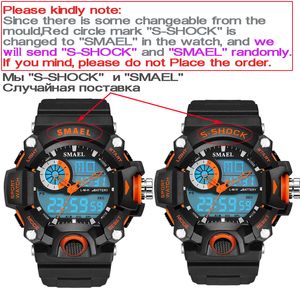 Smael Watches Men Military Army Watch LED Digital Herr Sports Armswatch Male Gift Analog Shock Watch Relogio Masculino Reloj LY19313S