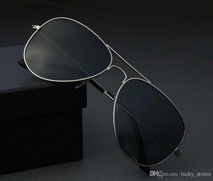 Óculos de sol piloto de moda para homens Mulheres 58 mm Dirigindo óculos vintage Design vintage UV400 Sun Glasses Zcek com caixas de caixa