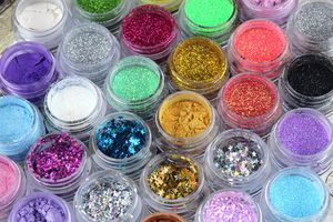 Dropshipping 36 färger glitter ögonskugga ögonskugga smink glänsande lösa glitter pulver ögonskugga kosmetiska smink pigment