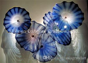 Wall Lamps Mounted Staircase Apartment Home Blown Glass Plates Modern Art Chihuly Style Custom Decor LRW063