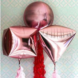 24inch 3D Diamond Cube Foil Balloons giocattoli per bambini Air Ballon Forniture per feste di moda Palle gonfiabili di alta qualità all'ingrosso