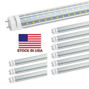 Stock in USA Led Tube 4ft 1200mm T8 Led Tube Light High Super Bright 4ft 60W Led Fluorescent Bulbs AC85-265V