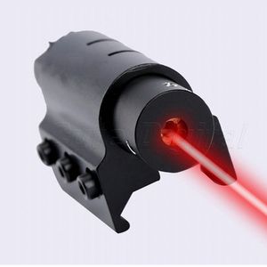 Mini MW aluminium tactische rode laser dot gezicht met mm picatinny wever rail mount voor het jachtgeweer pistool jachtgeweer