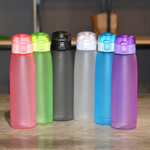660ml plastic tumbler sports water bottle plastic cups 22oz travel mugs with spill straw BAP free