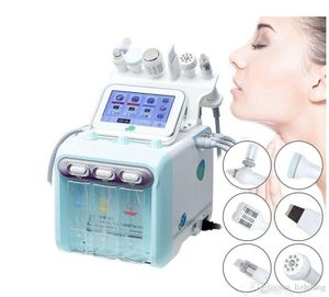 Portable 6 in 1 Hydro Peel Microdermabrasion Hydra Facial Hydrafacial Deep Cleaning RF Face Lift Skin Tightening Spa Beauty Machine home use