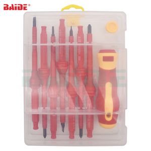 New 8PCS VDE Electricians Screwdriver Set Tool Electrical Fully Insulated High Voltage Multi Screw Head