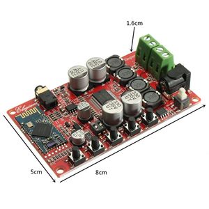 Freeshipping TDA7492P W W Wireless etooth Audio Digital Amplifier Board WIth Case Integrated Circuits Module