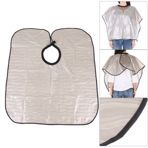 Waterproof cabeleireiro Cape avental Salon Cabeleireiro Barbeiro Corte de cabelo avental Collar vestido de pano Hair Coloring tingimento Perming para Adulto Childr