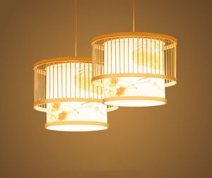 Moderne chinesische Pendelleuchten, LED-Bambus-Pendelleuchten, klassische Deko, Lese-Luminaria, Esszimmer-Hängelampen, Hotel-Scheinwerfer MYY